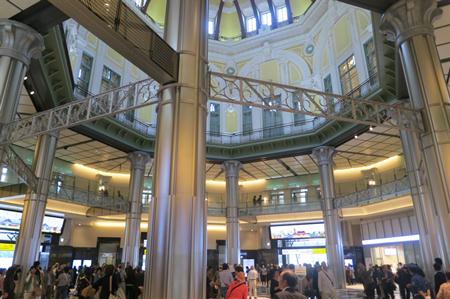 話題の東京駅の駅舎にいってみました